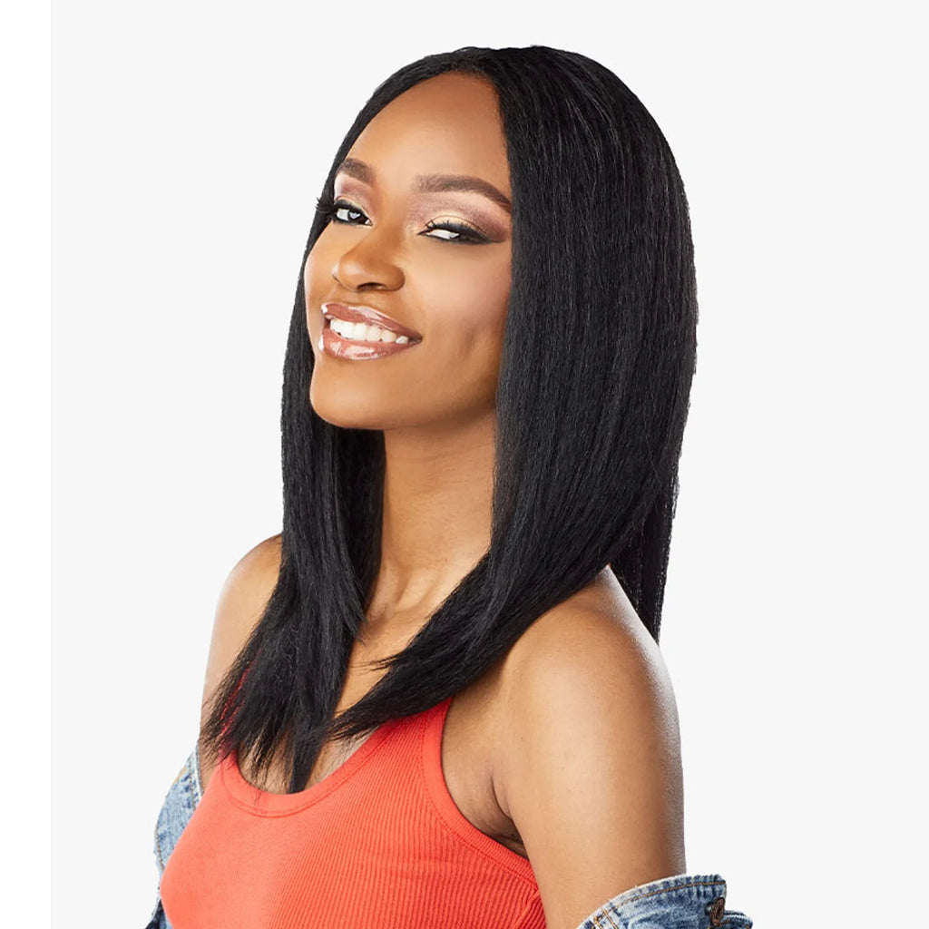 Sensationnel Textured Clip-Ins Synthetic Weave Curls Kinks N Co Alpha Woman 12"(9Pcs)