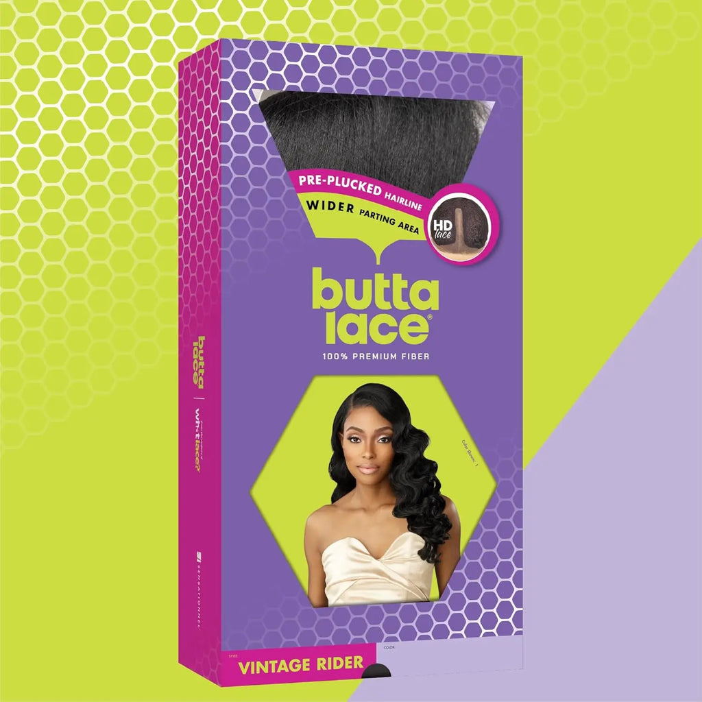 Sensationnel HD Lace Front Synthetic Wig Butta Lace Glueless Vintage Rider