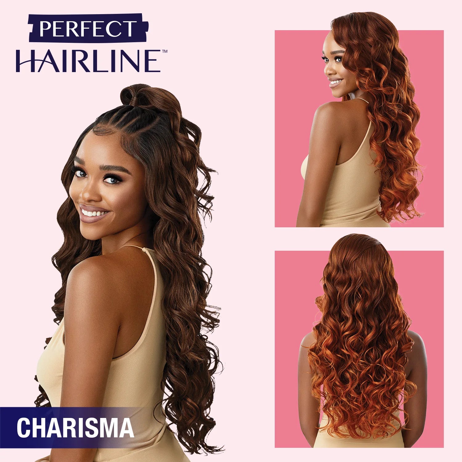 Outre Perfect Hairline Glueless HD Lace Front Wig Fully Hand-Tied 13X6 Lace Wig Charisma - Natural & Effortless Look