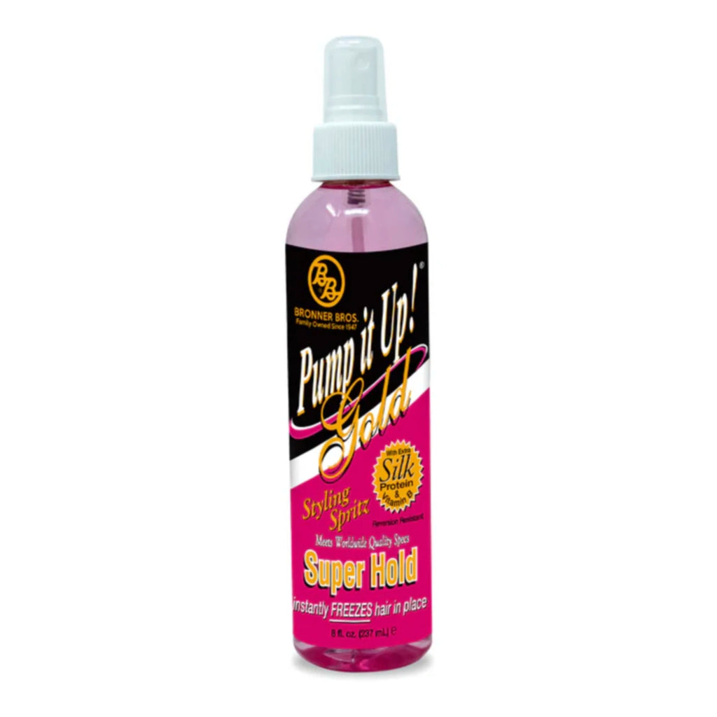 BB Pump It Up Spritz Super 8oz - Fast-Drying, Long-Lasting Hold for Styling, Perfect for Sculpting, and Adding Shine