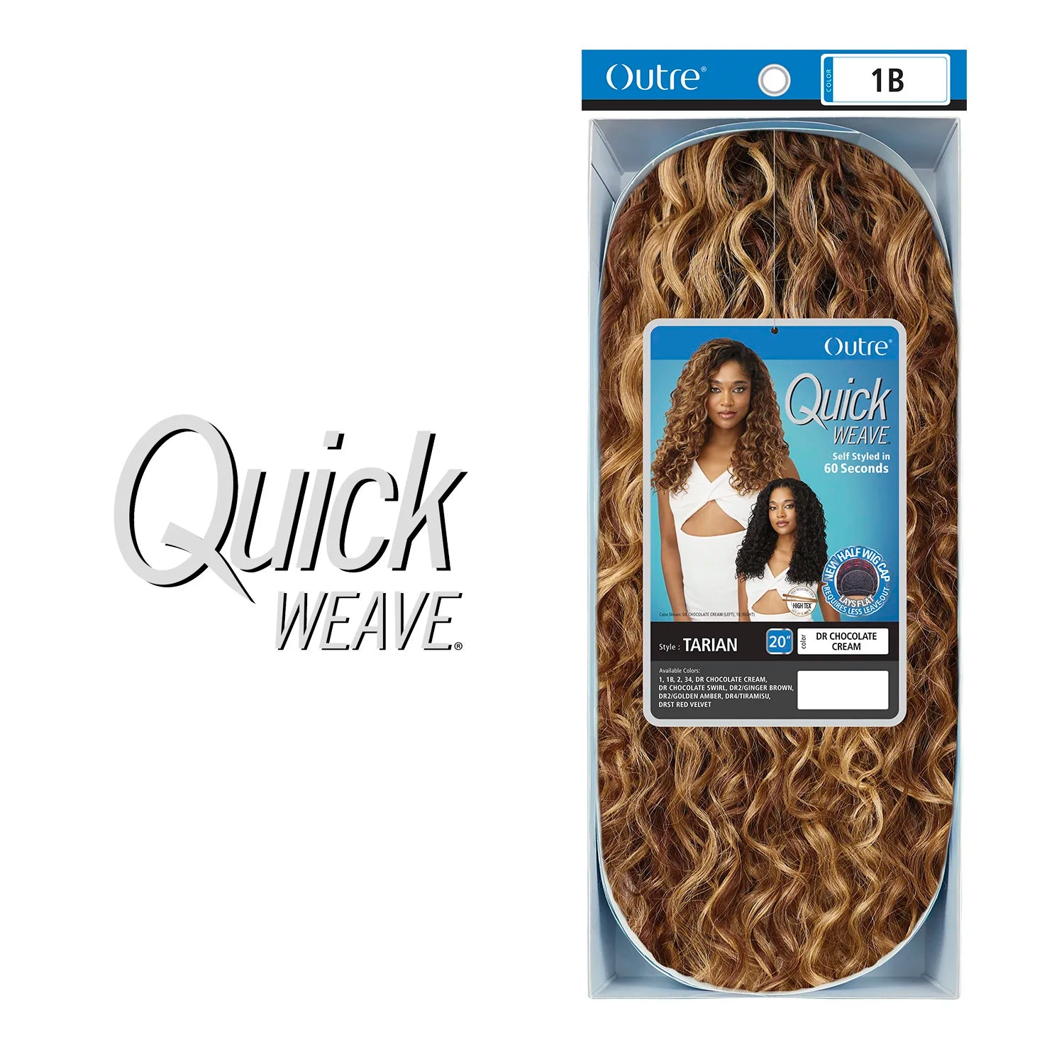 Outre Synthetic Half Wig Quick Weave Tarian