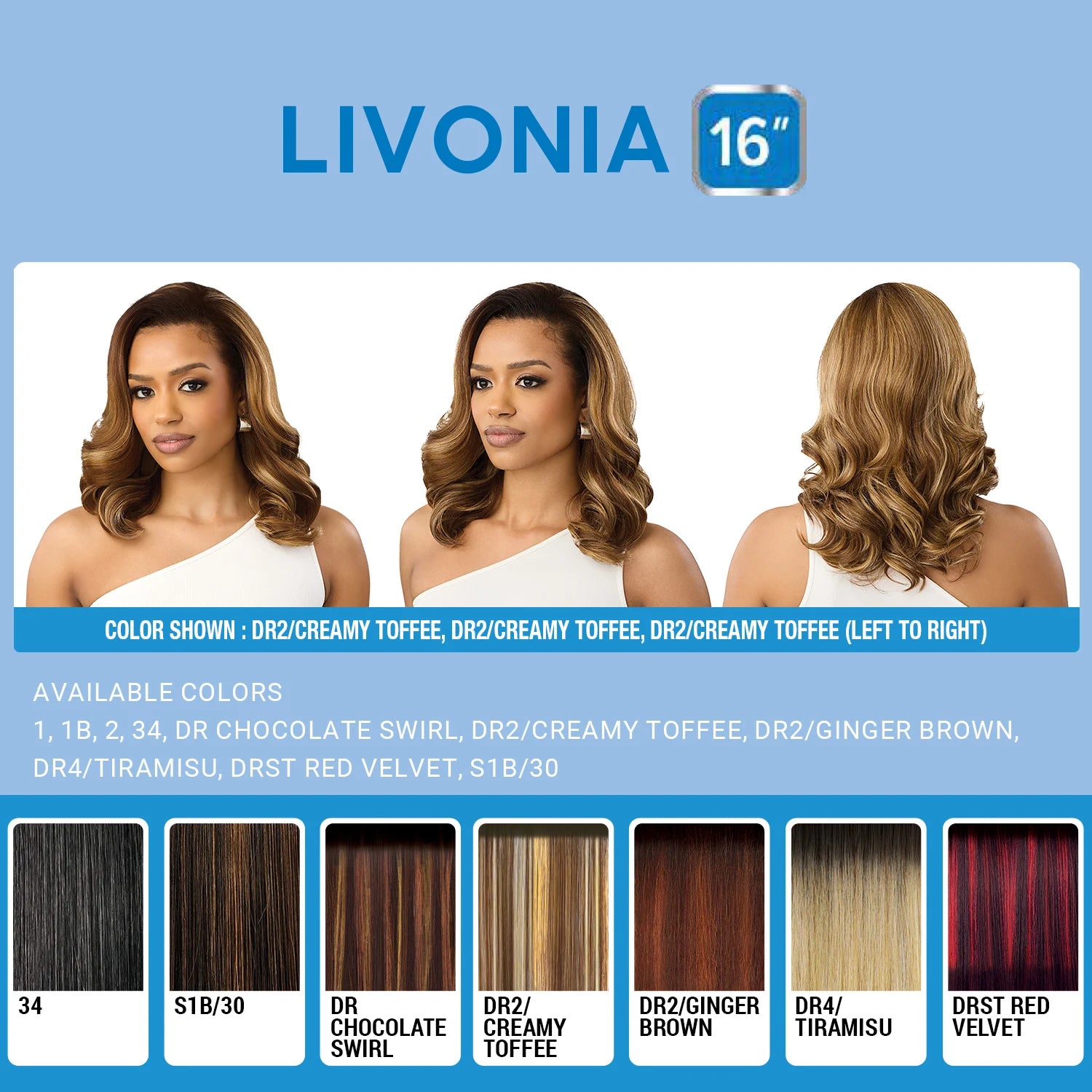 Outre Synthetic Half Wig Quick Weave Livonia