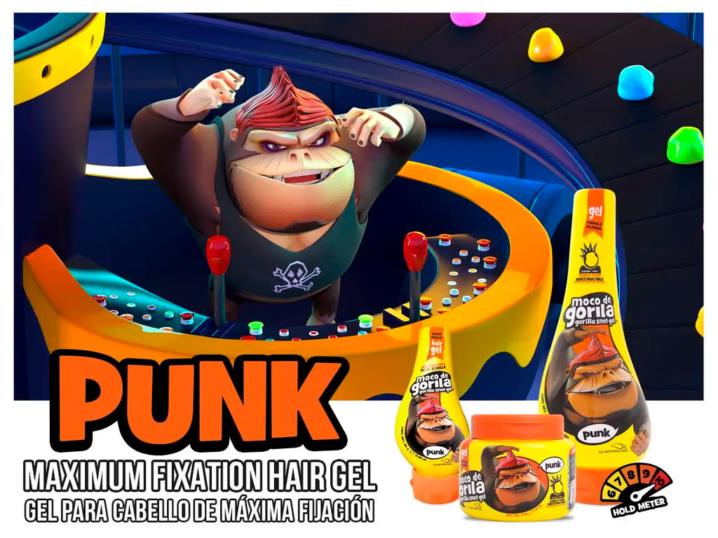 3Pack Deal Moco De Gorilla Snot Gel Punk 3oz - Extreme Hold Styling Gel, Perfect for Creative, Long-Lasting Hair Styles