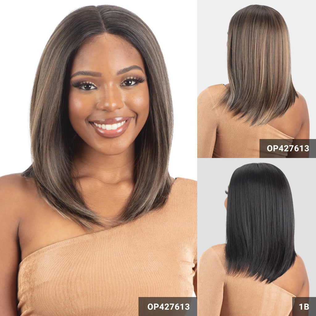 Milky Way Human Hair Blend HD Lace Front Synthetic Wig Legacy Faithful