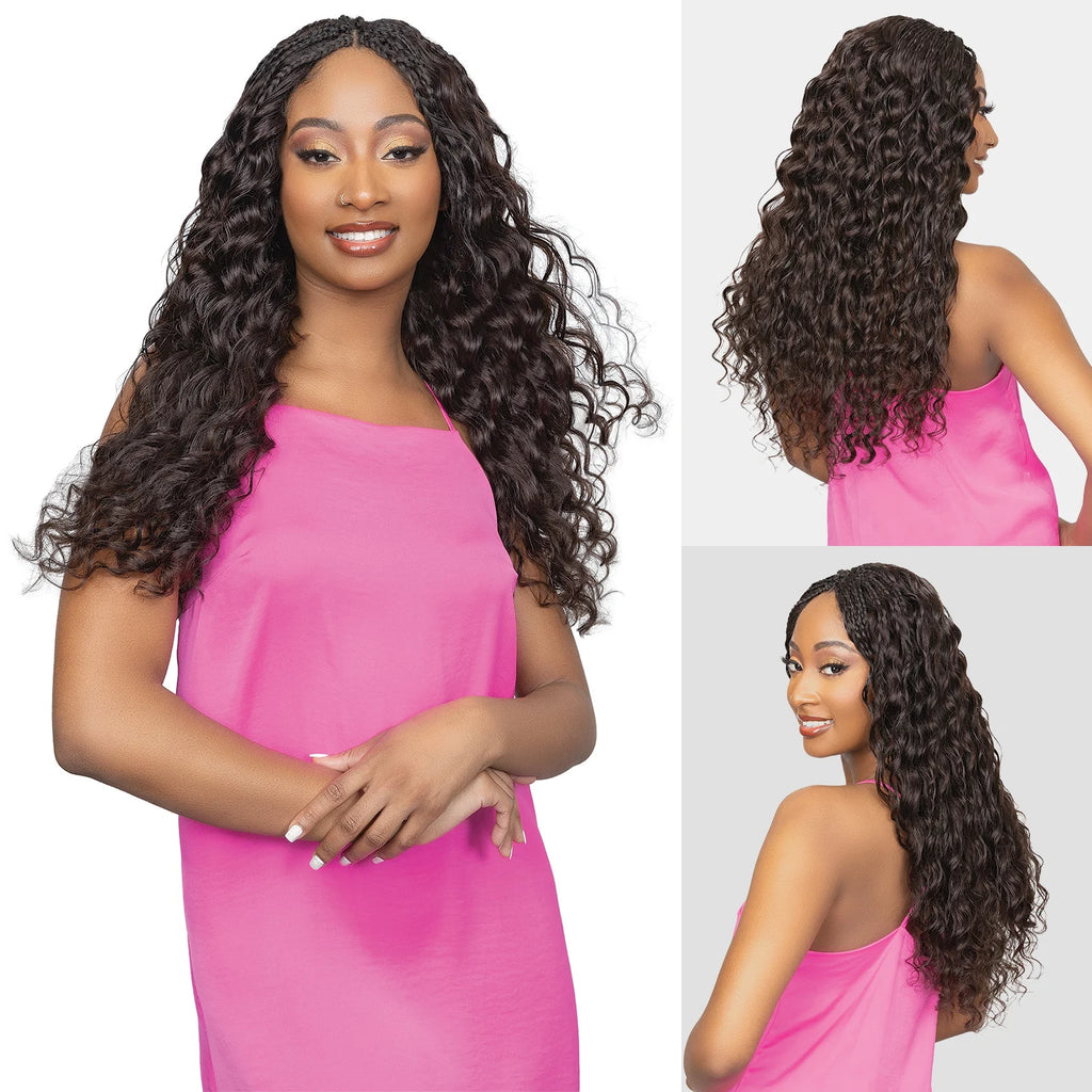 Janet Collection Human Hair Braids Loose Deep Bulk 18"