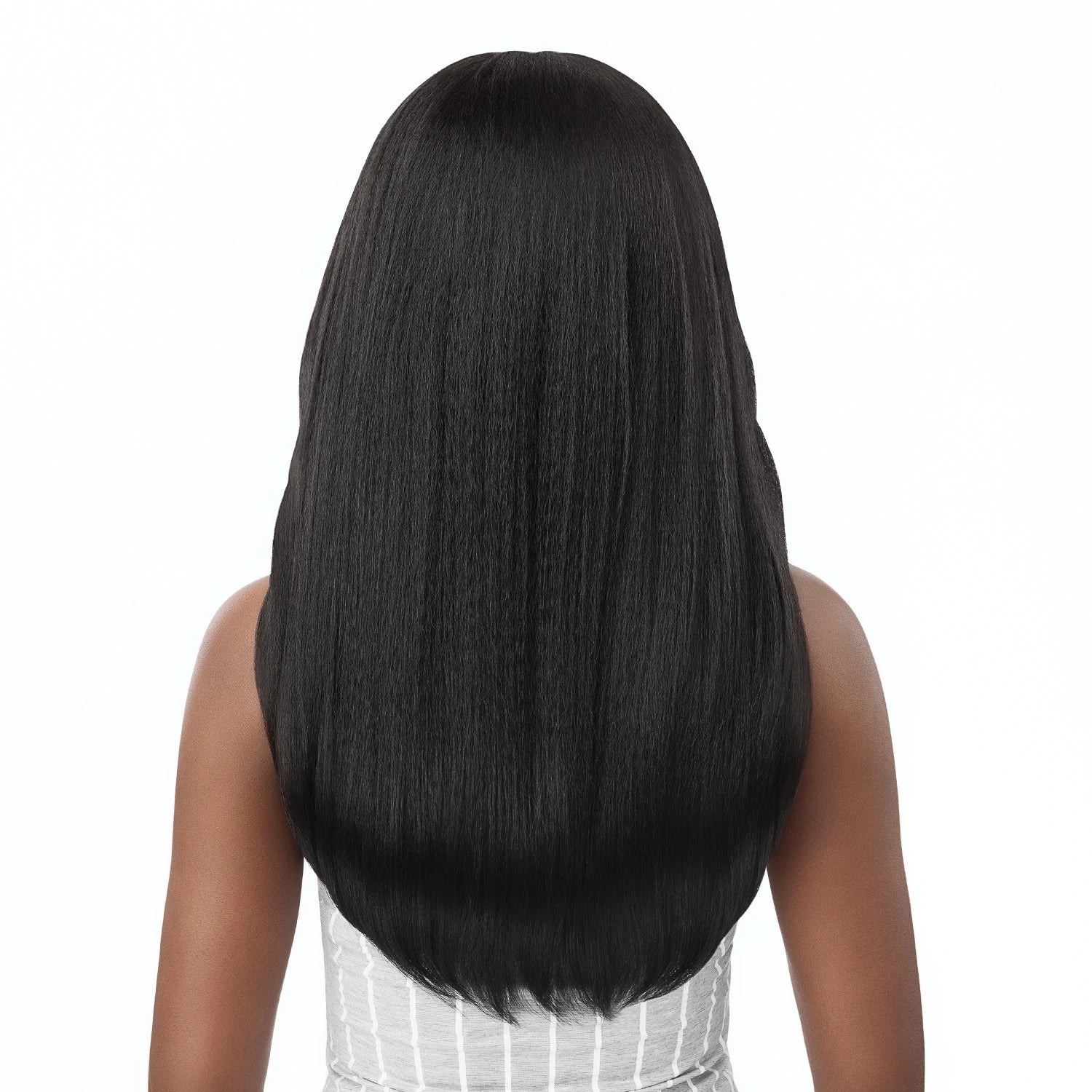 Outre Big Beautiful Hair Human Hair Premium Blend Synthetic Leave Out Wig Dominican Blowout 22"