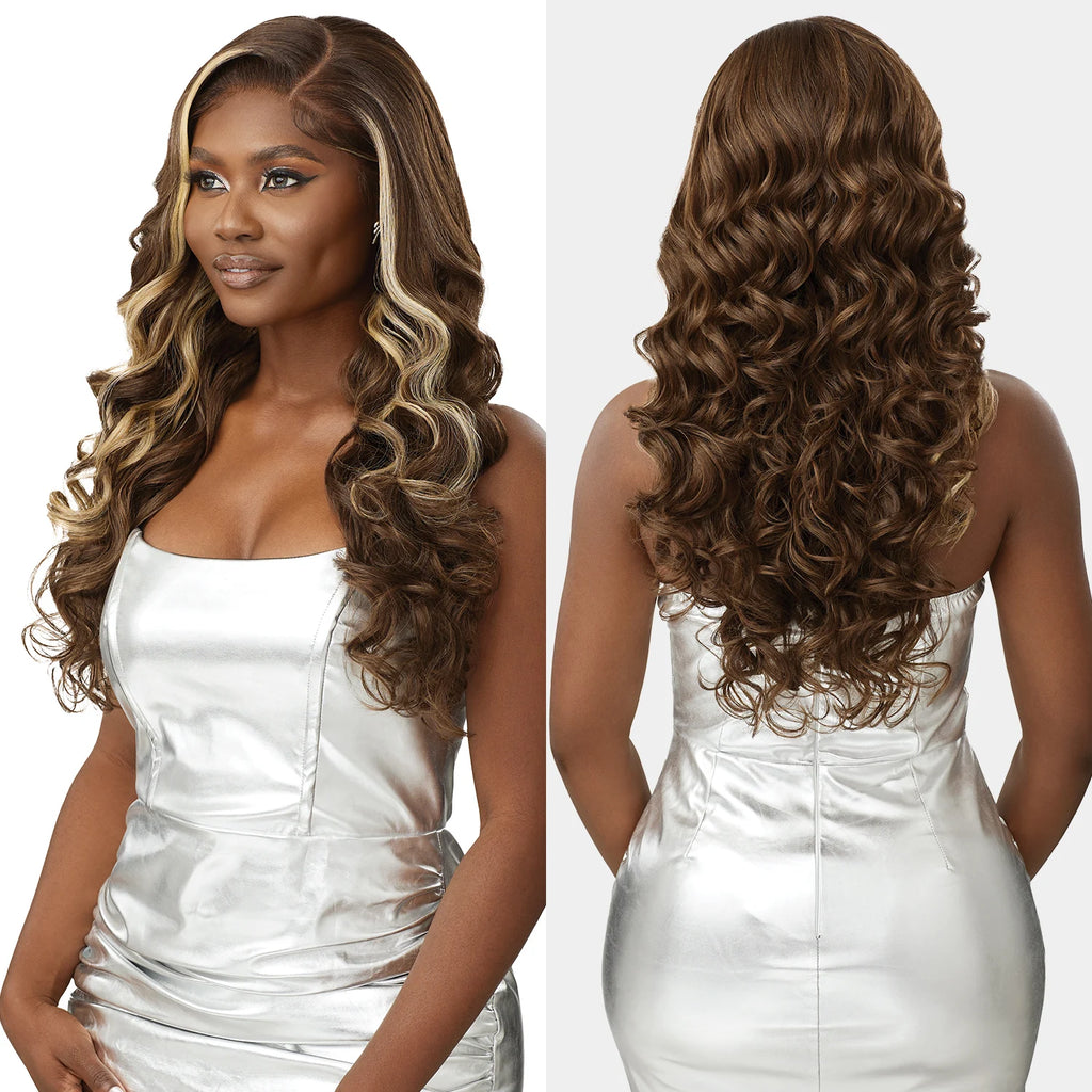 Outre HD Lace Front Synthetic Wig Melted Hairline Glueless Swirlista Swirl 106