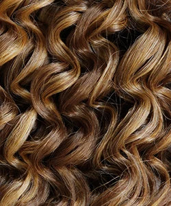 Janet Collection Human Hair Blend Synthetic Weave Remy Illusion Loose 3pcs