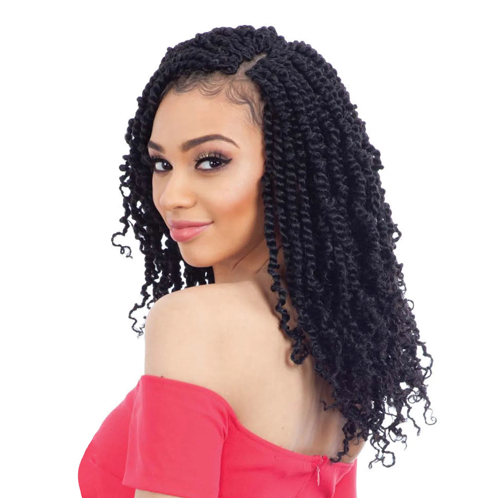 FreeTress Synthetic Crochet Braids 2X Spring Twist 12"