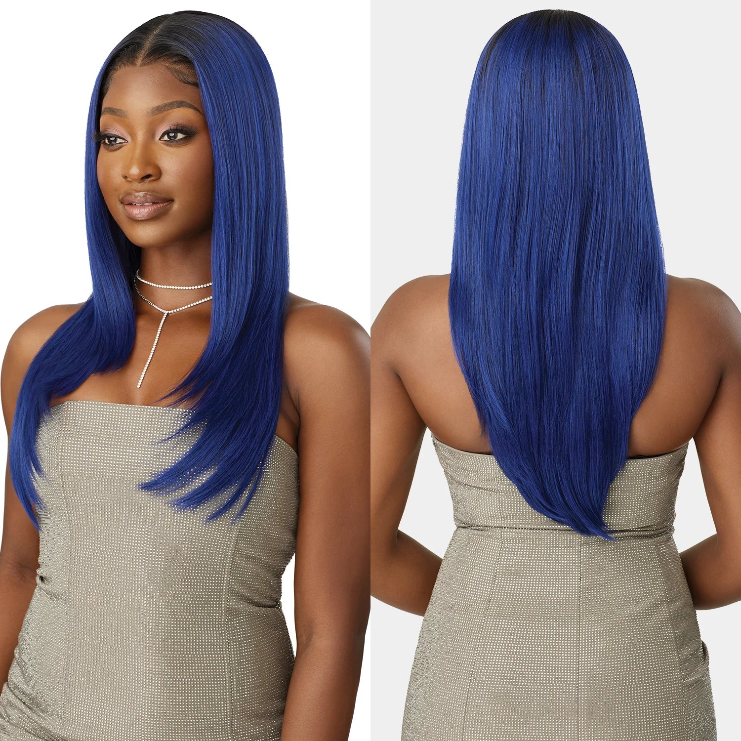 Outre HD Lace Front Synthetic Wig Melted Hairline Glueless Swirlista Swirl 113