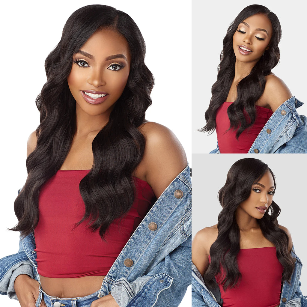 Sensationnel Synthetic V-Part Wig Curls Kinks N Co Glueless V-Unit 9