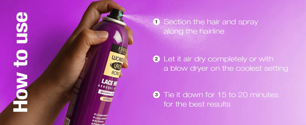 Ebin New York Wonder Bond Melt Spray Vitamin E - Long lasting Hold, Frizz Control, Nourishing & Strengthening