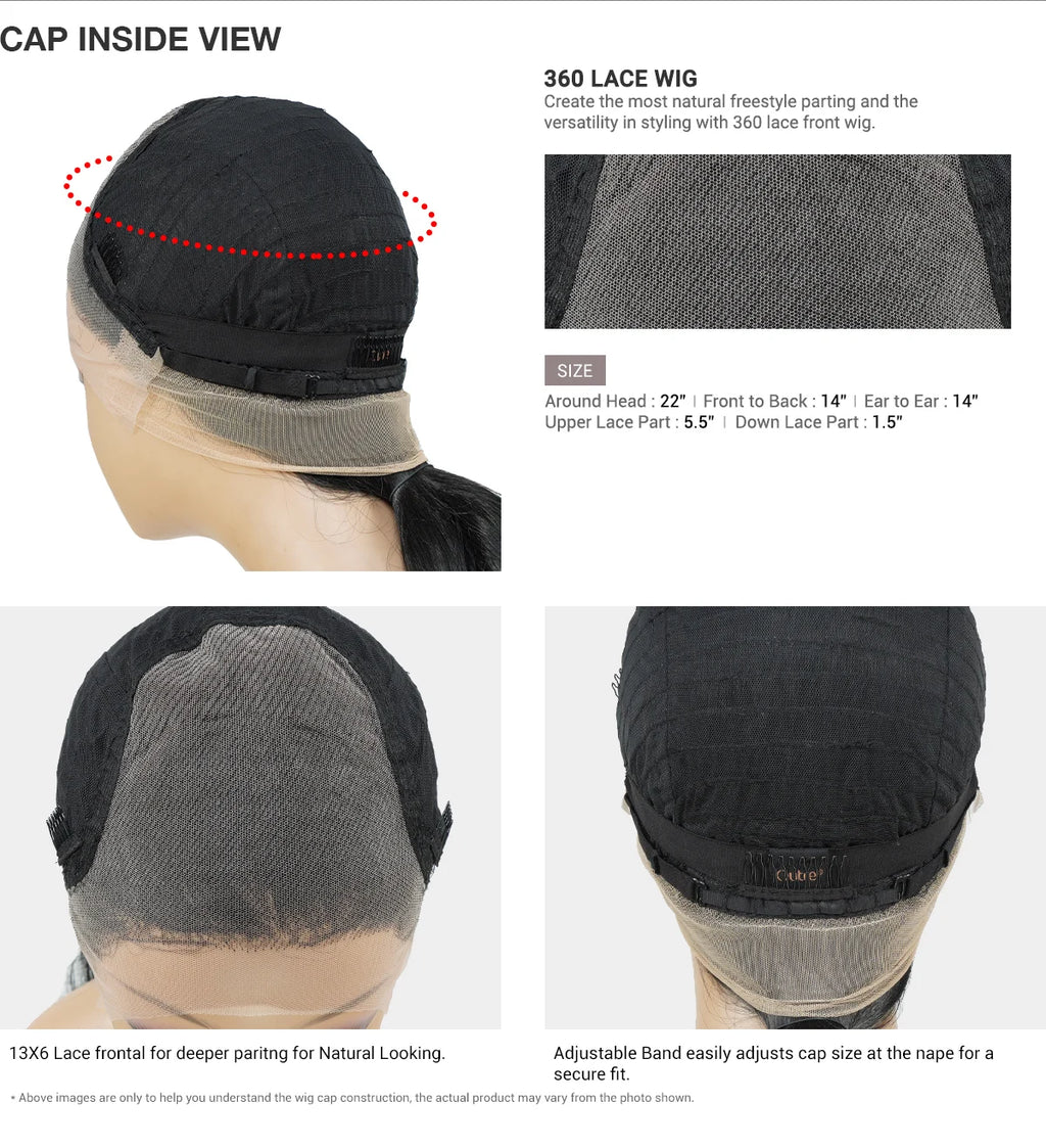 Outre HD Lace Front Wig 360 Hand-Tied 13x6 Lace Wig Maximina - Natural Look, Glueless Fit, Premium Quality Synthetic