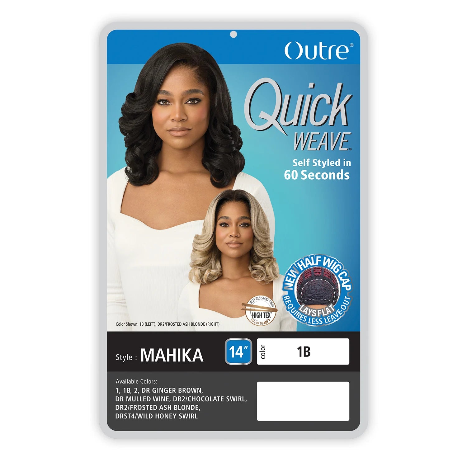 Outre Half Wig Synthetic Quick Weave Mahika