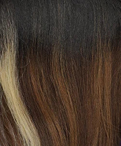 Sensationnel Cloud 9 What Lace Human Hair Blend HD Lace Front Wig Glueless 13X6 Shiyana 14" - Natural Look, Easy Wear