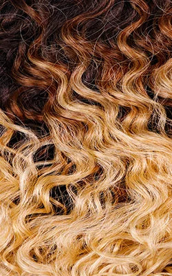 OUTRE Quick Weave Synthetic Hair Half Wig Ashani - Added Curl Style, Effortless & Natural Look