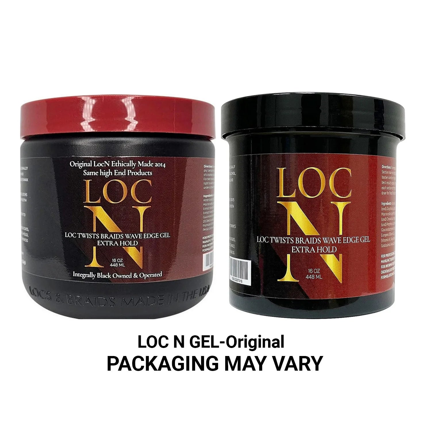 Loc N Loc Twists Braids Wave Edge Gel Extra Hold 16oz/ 448ml