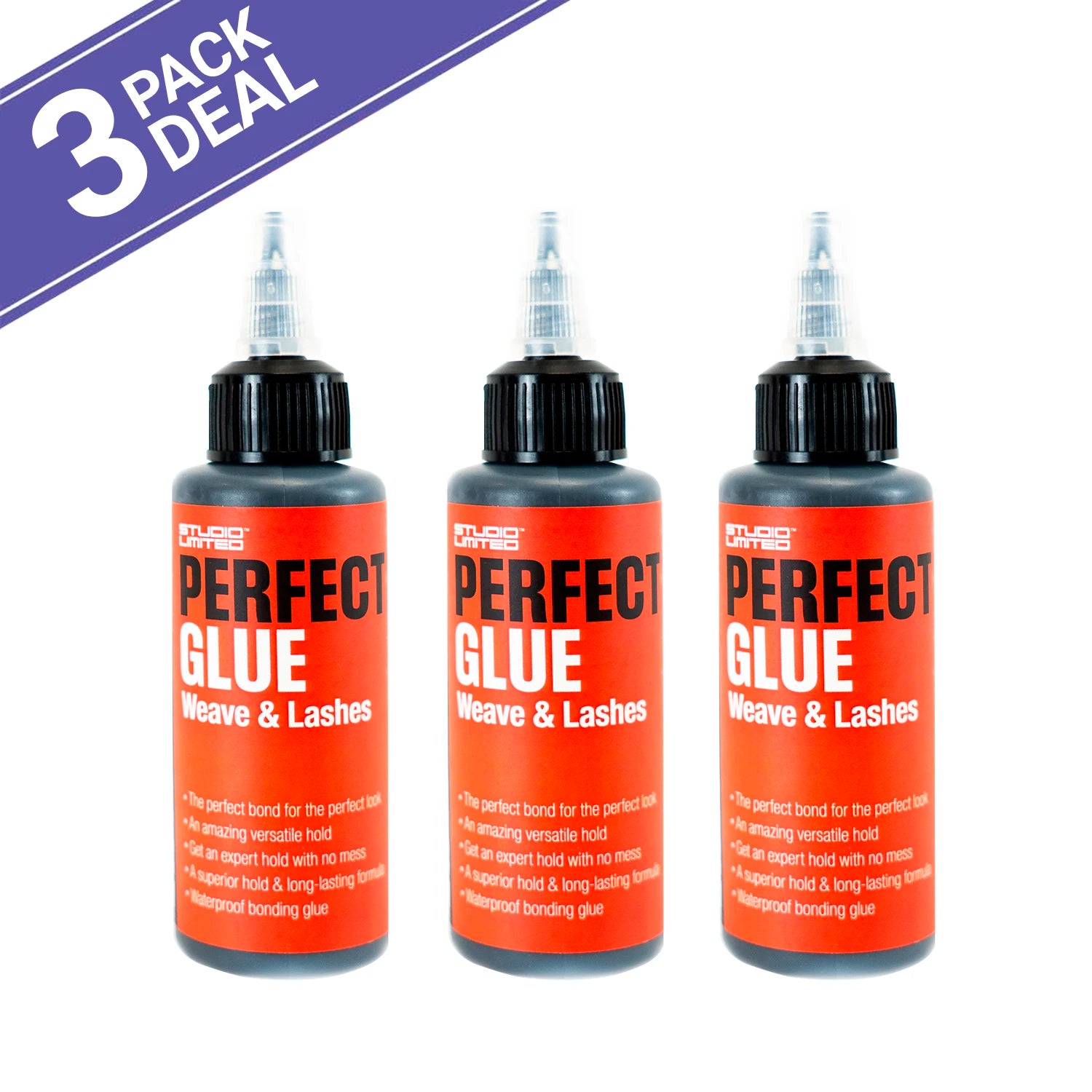 Studio Limited Perfect Glue Weave & Lashes - Secure, Strong, Long-Lasting Hold