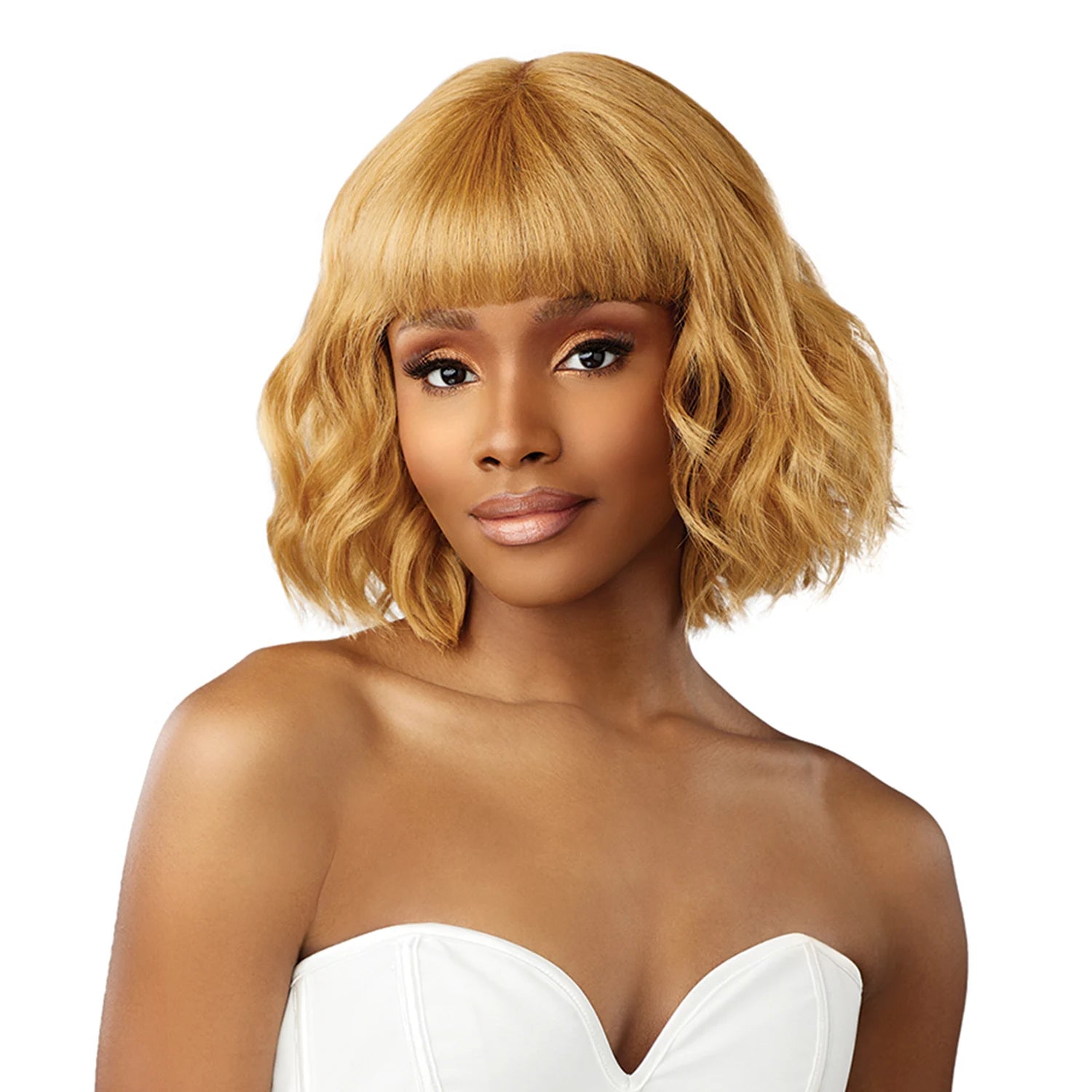Sensationnel HD Lace Crown Synthetic Wig Glamzy Glueless Hand-Tied Rosy