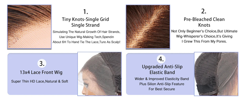 4/27 Ombre Highlight Lace Front Wigs Human Hair Deep Curly Colored HD Lace Frontal Wig Brazilian Remy For Women Curly Wig T Part