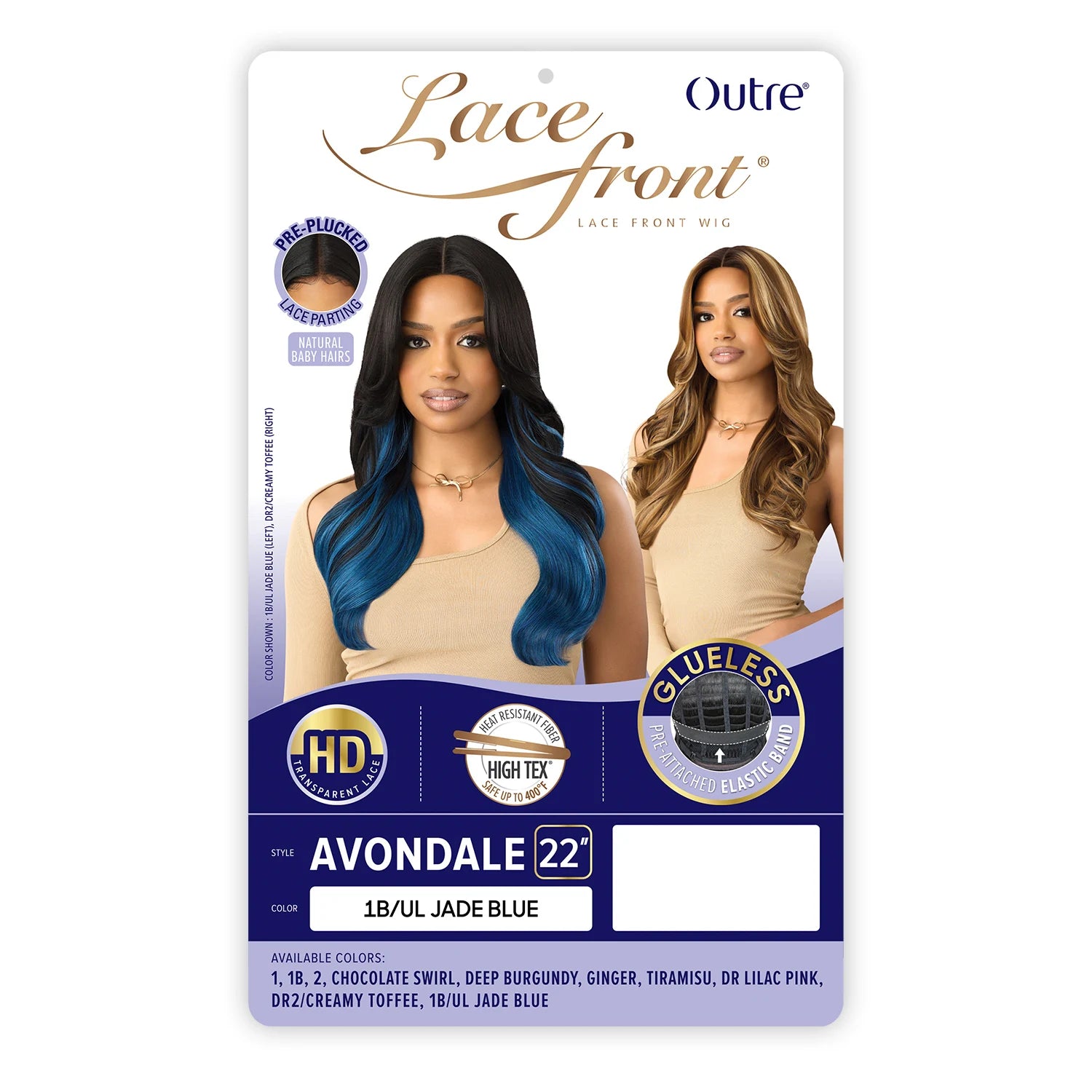 Outre HD Lace Front Synthetic Wig Glueless Avondale