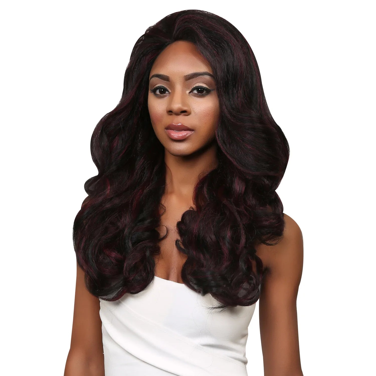 Outre Synthetic Hair Half Wig Quick Weave Stunna - Easy Install, Stylish Look, Perfect for Everyday Glam