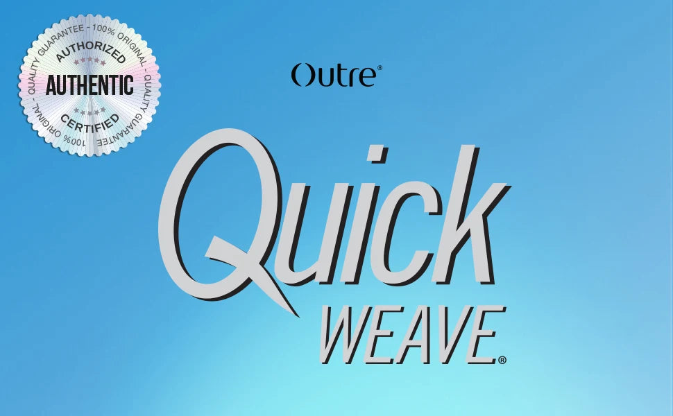 OUTRE Quick Weave Synthetic Hair Half Wig Ashani - Added Curl Style, Effortless & Natural Look