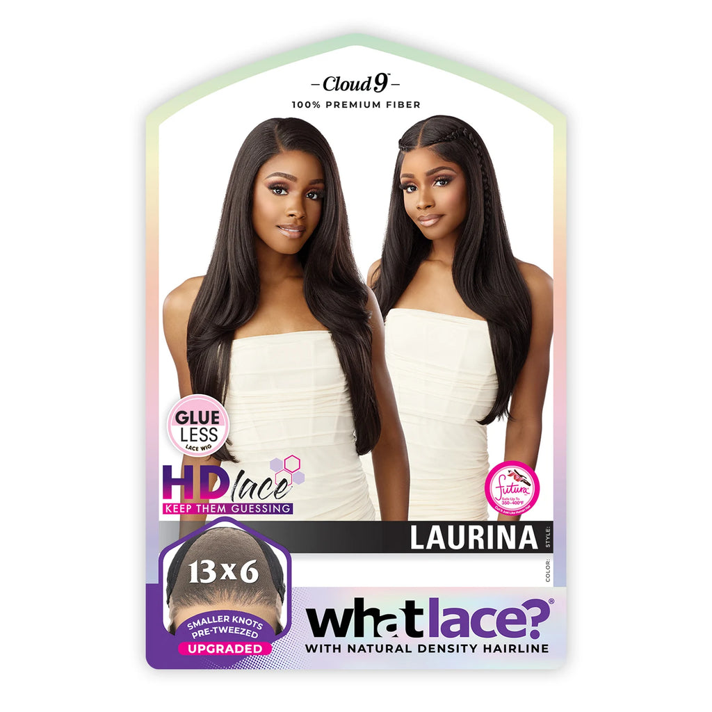 Sensationnel HD Lace Front Synthetic Wig Glueless Cloud 9 What Lace 13X6 Laurina
