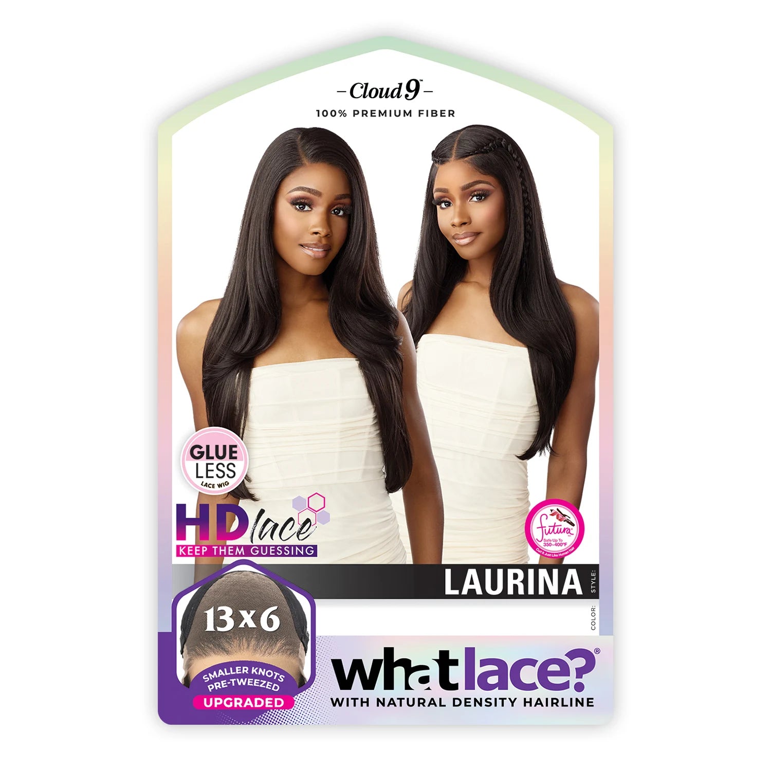 Sensationnel HD Lace Front Synthetic Wig Glueless Cloud 9 What Lace 13X6 Laurina