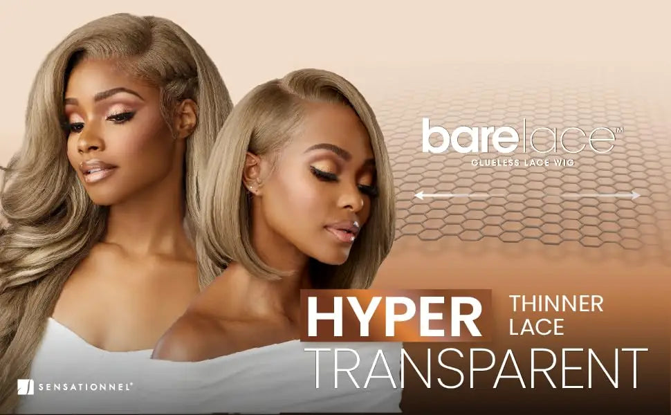 Sensationnel BareLace Glueless Lace Front Wig 13X6 Unit 7 - Long, Secure Glueless Fit, Glueless Comfort, Natural Styling