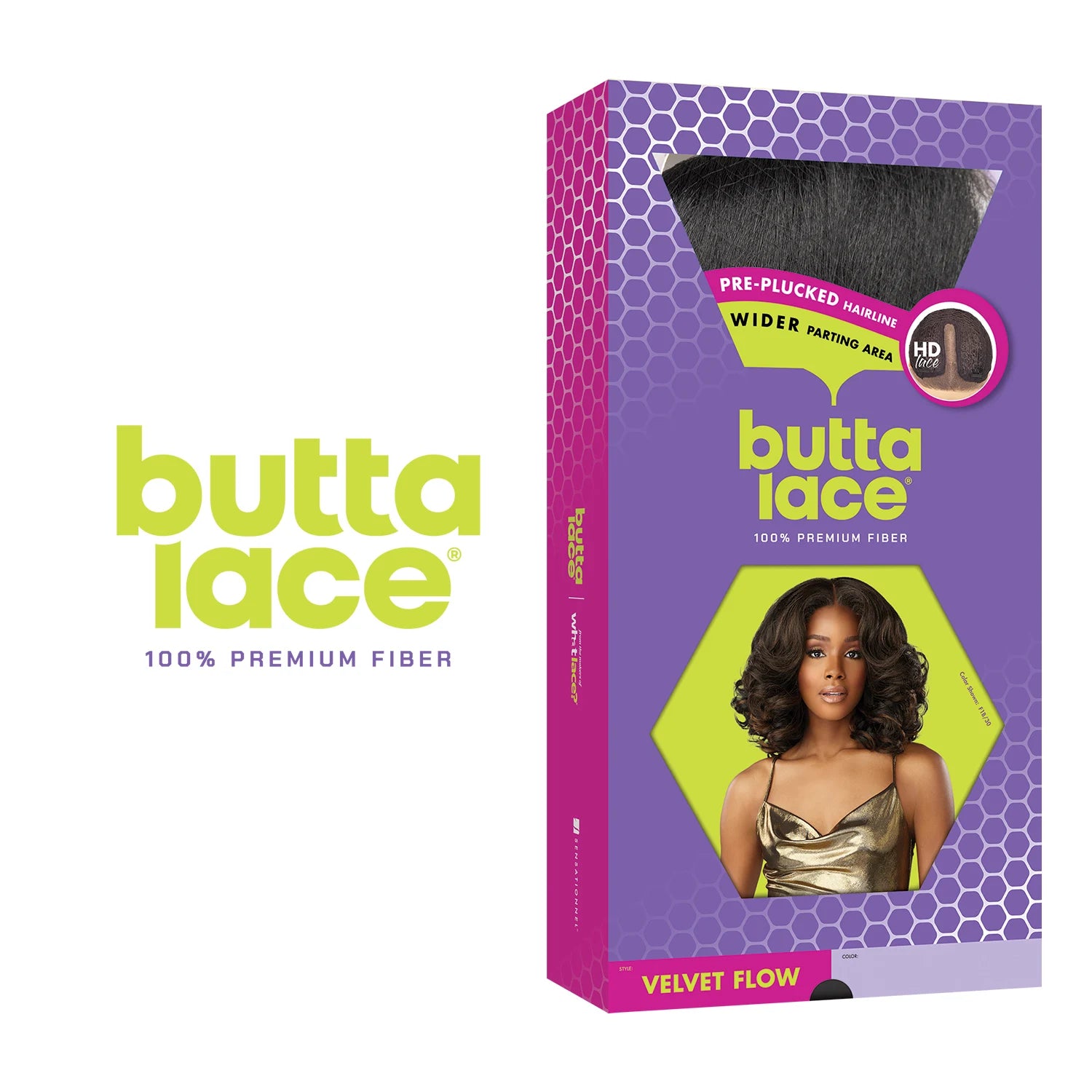 Sensationnel HD Lace Front Synthetic Wig Butta Lace Glueless Velvet Flow