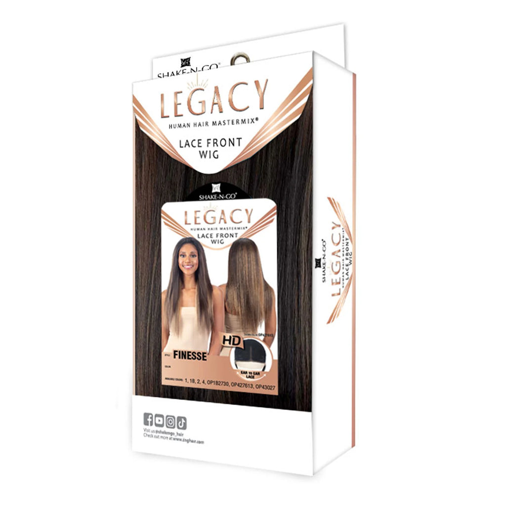 Milky Way Human Hair Blend HD Lace Front wig Legacy Finesse