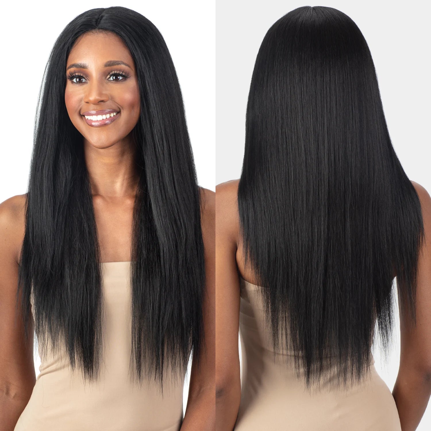 Milky Way Human Hair Blend HD Lace Front wig Legacy Finesse