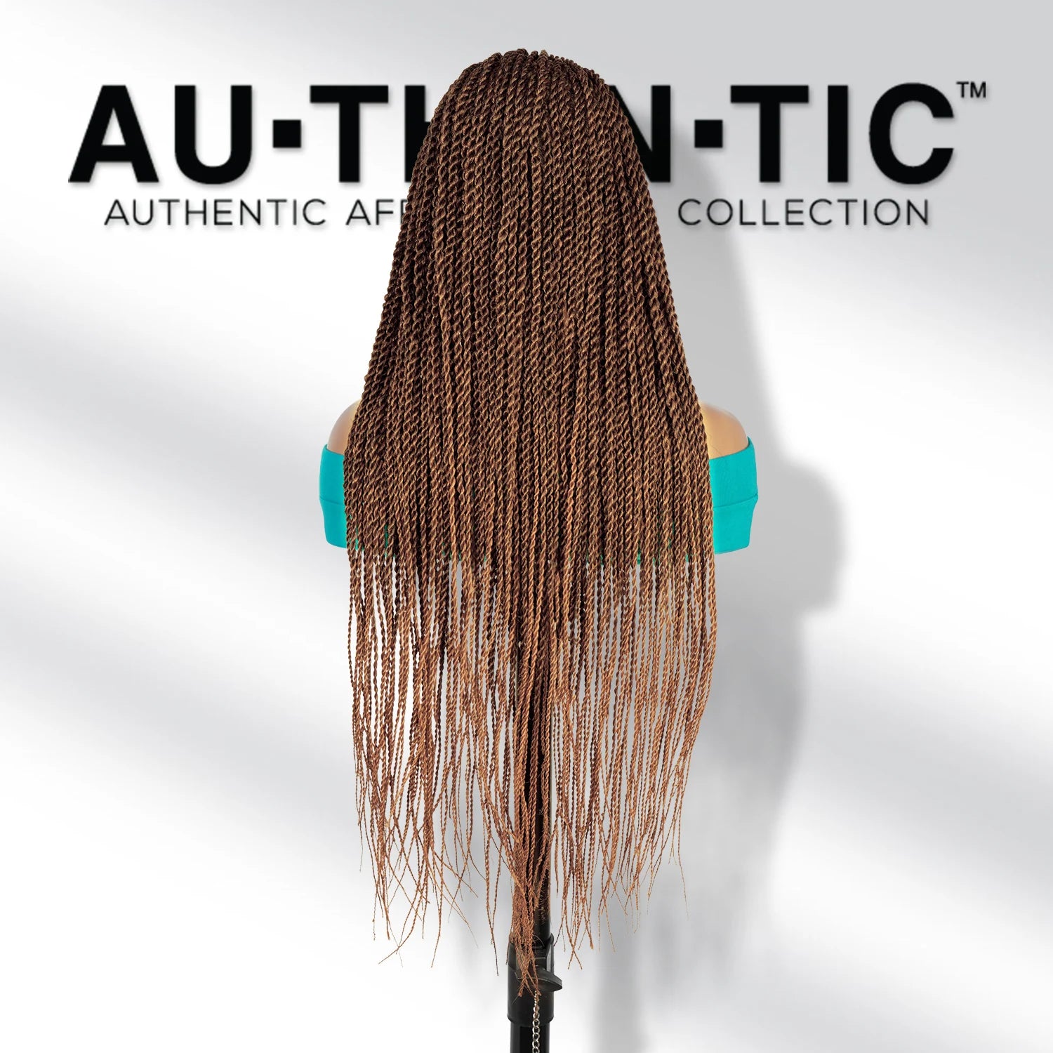 Authentic Glueless Full Lace Braided Wig Medium Knotless Senegalese Twist 26" BW Unit2