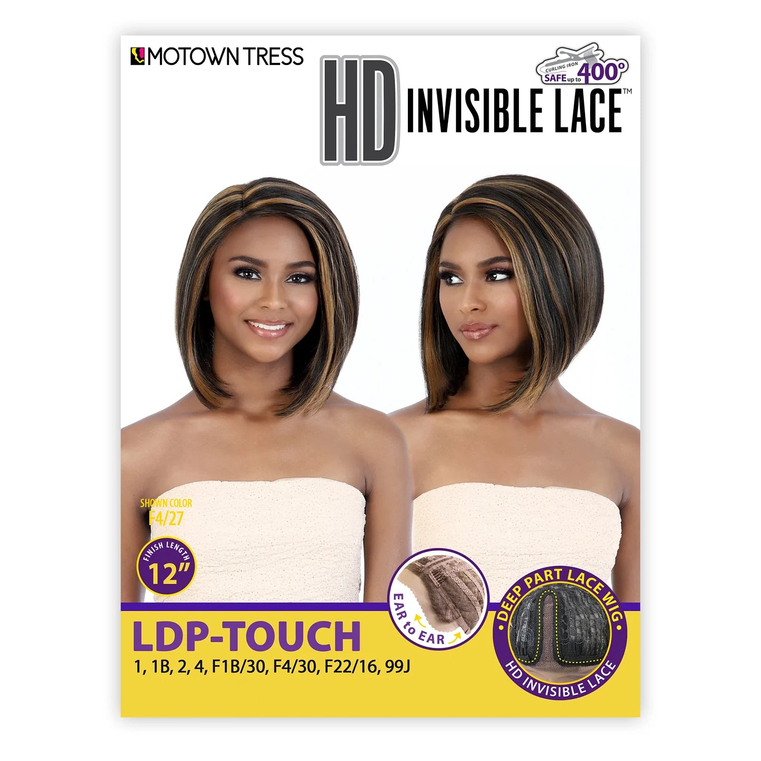 Motown Tress HD Lace Front Synthetic Wig Invisible Deep Part Lace LDP-Touch