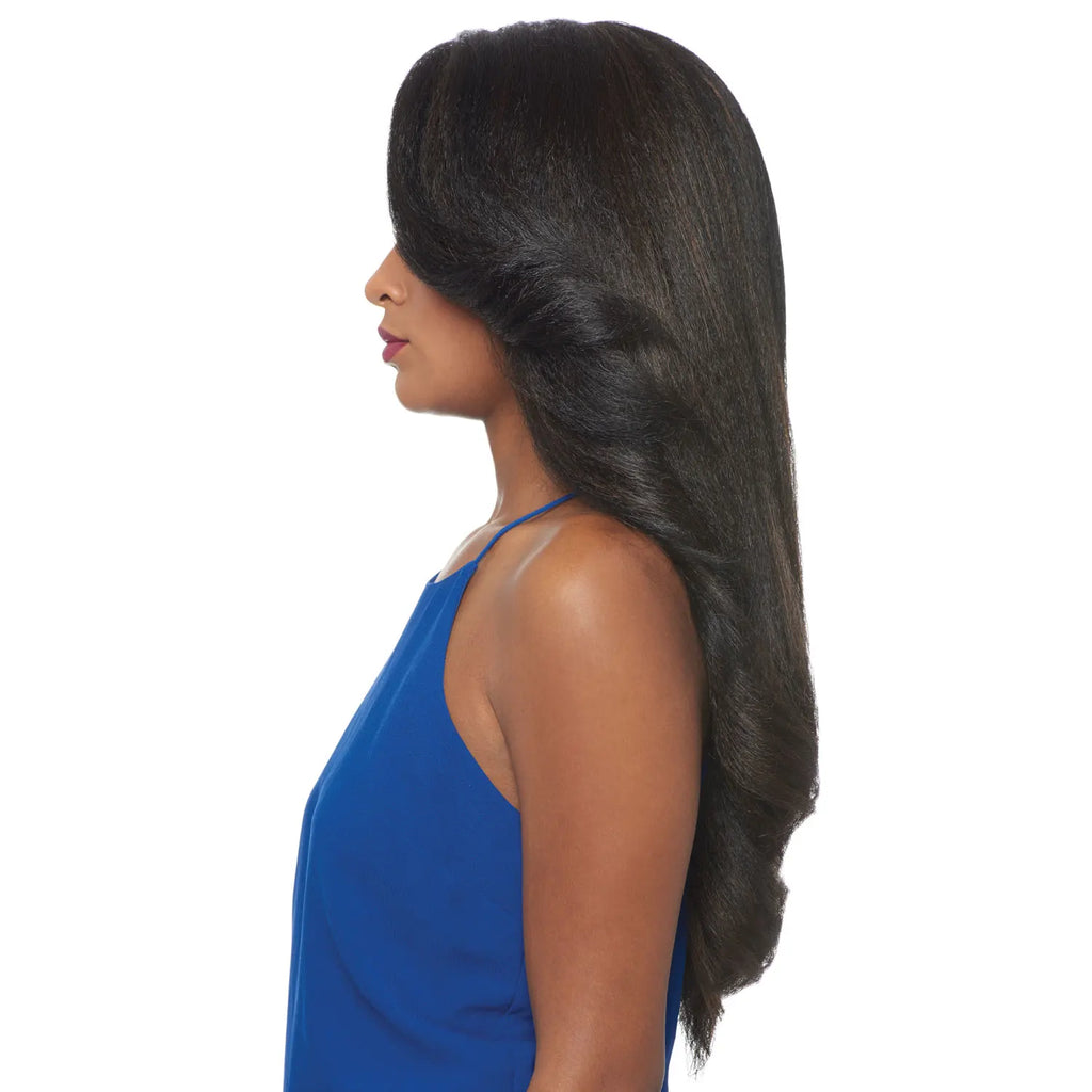 Outre Synthetic Lace Front Wig L Part Neesha – Natural Look, Soft Texture, Easy Wear, Pre-Plucked L Part, Flawless Fit
