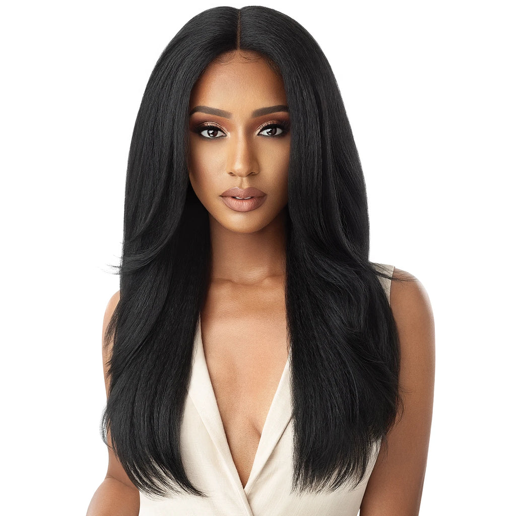 Outre Soft N Natural HD Lace Front Wig Neesha 203 – Textured Hair, Natural Look, Soft and Lightweight