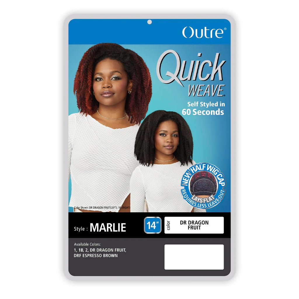 Outre Half Wig Synthetic Quick Weave Marlie