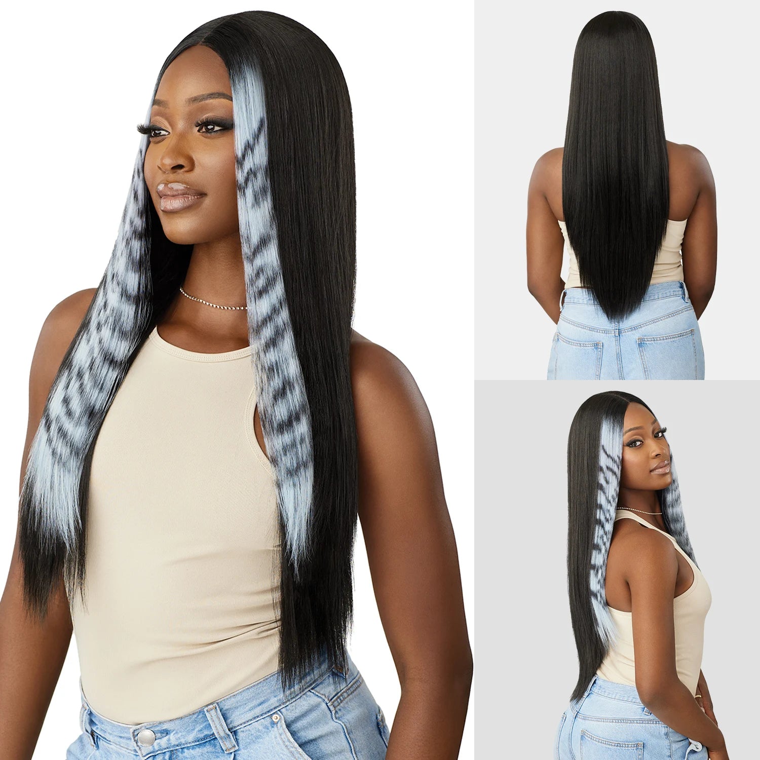 Outre HD Lace Front Synthetic Wig Glueless Color Bomb Tygra