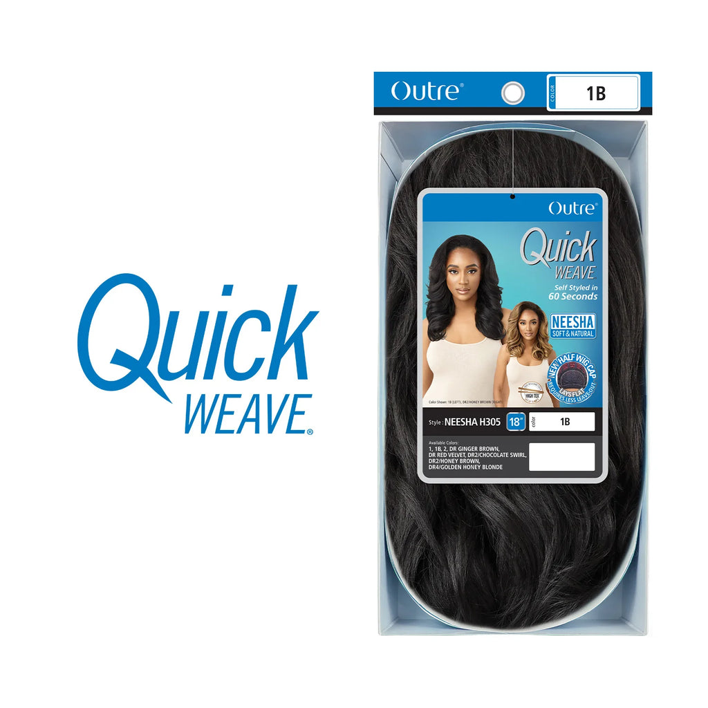Outre Half Wig Synthetic Quick Weave Neesha H305