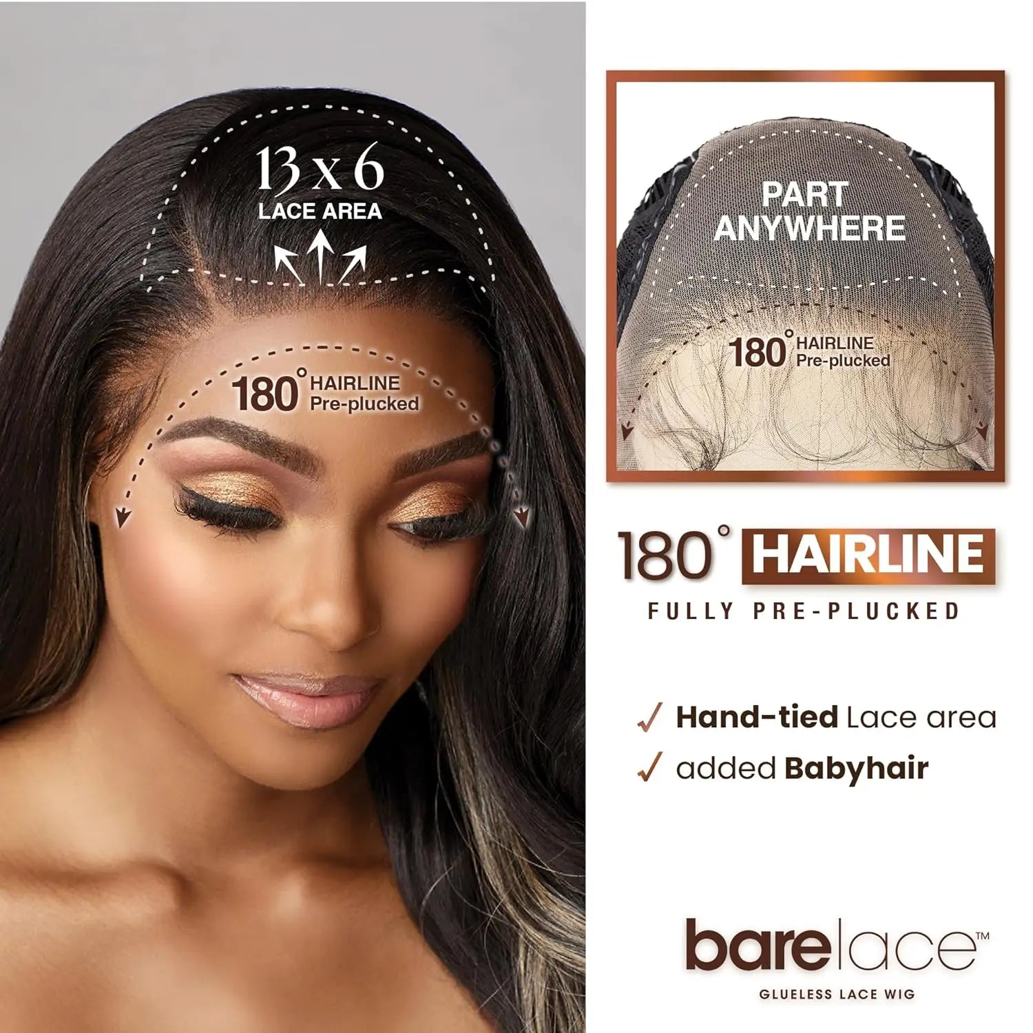 Sensationnel Lace Front Synthetic Wig BareLace Glueless 13X6 Unit 14