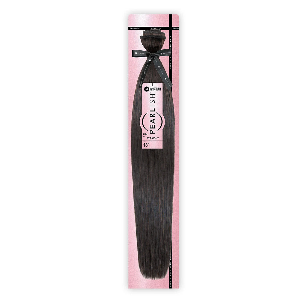 Sensationnel Virgin Remy Human Hair Weave Pearlish Straight (10"-24")