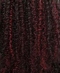 Sensationnel Instant Weave Half Wig Drawstring Cap IWD 20 - Long, Loose Curl Style, Natural Look, Quick & Versatile