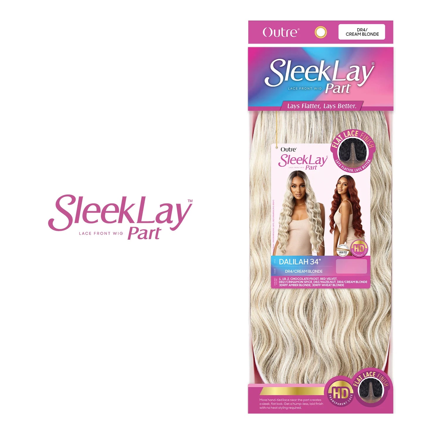 Outre HD Lace Front Synthetic Wig SleekLay Part Dalilah 34"
