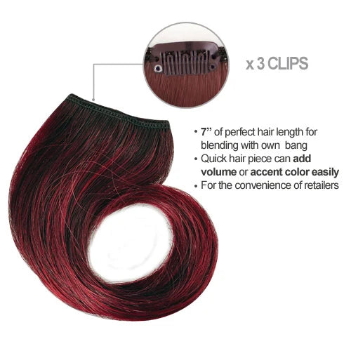 Outre Remy Human Hair Weave Duvessa Clip-In Bang