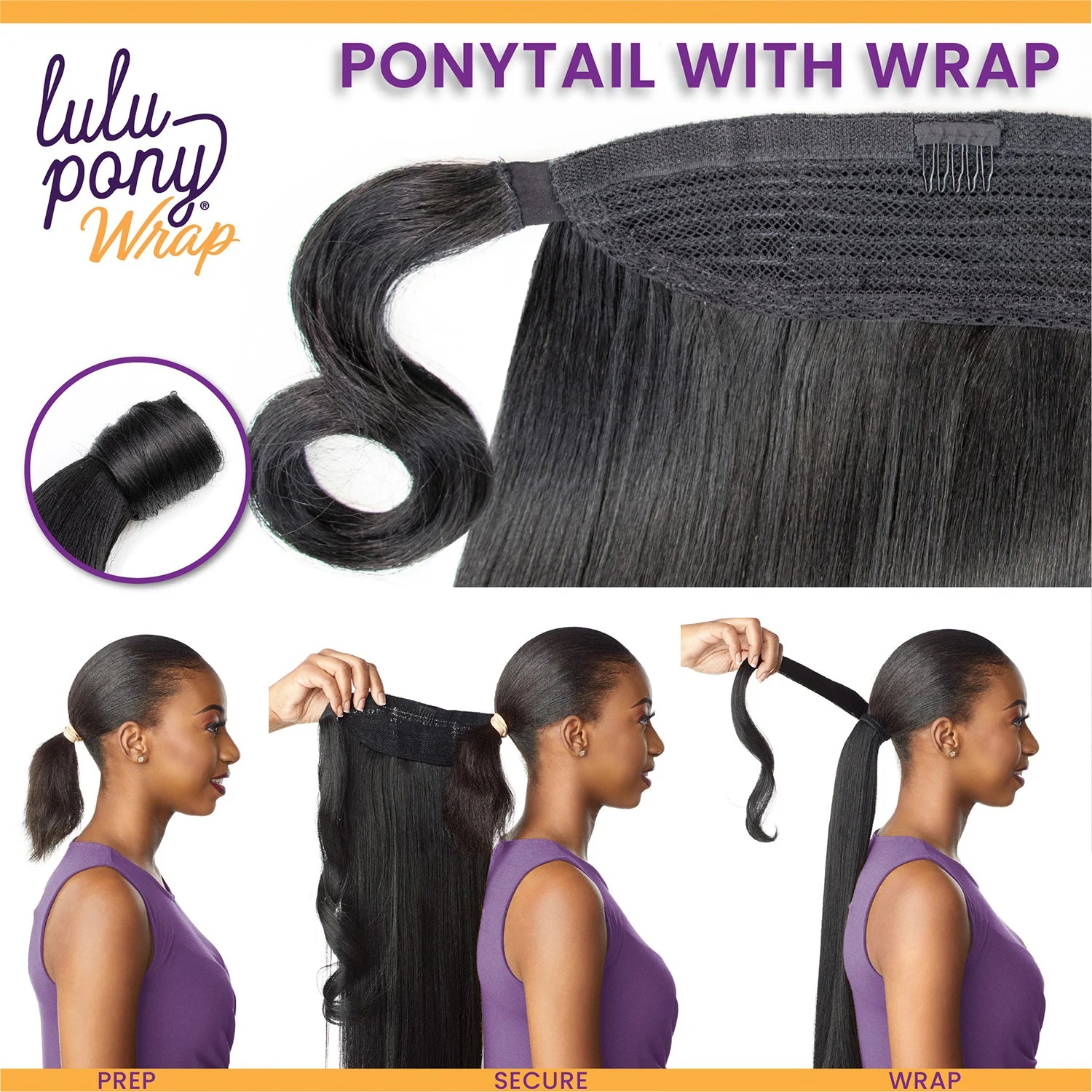 Sensationnel Synthetic Ponytail Lulu Pony Wrap 5