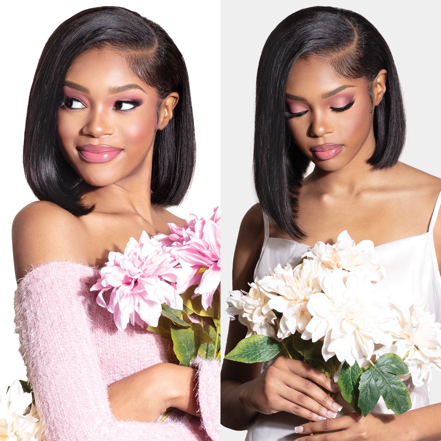 Shake-N-Go Human Hair Weave Dahlia HD Lace Closure 4X4 Yaky 12"