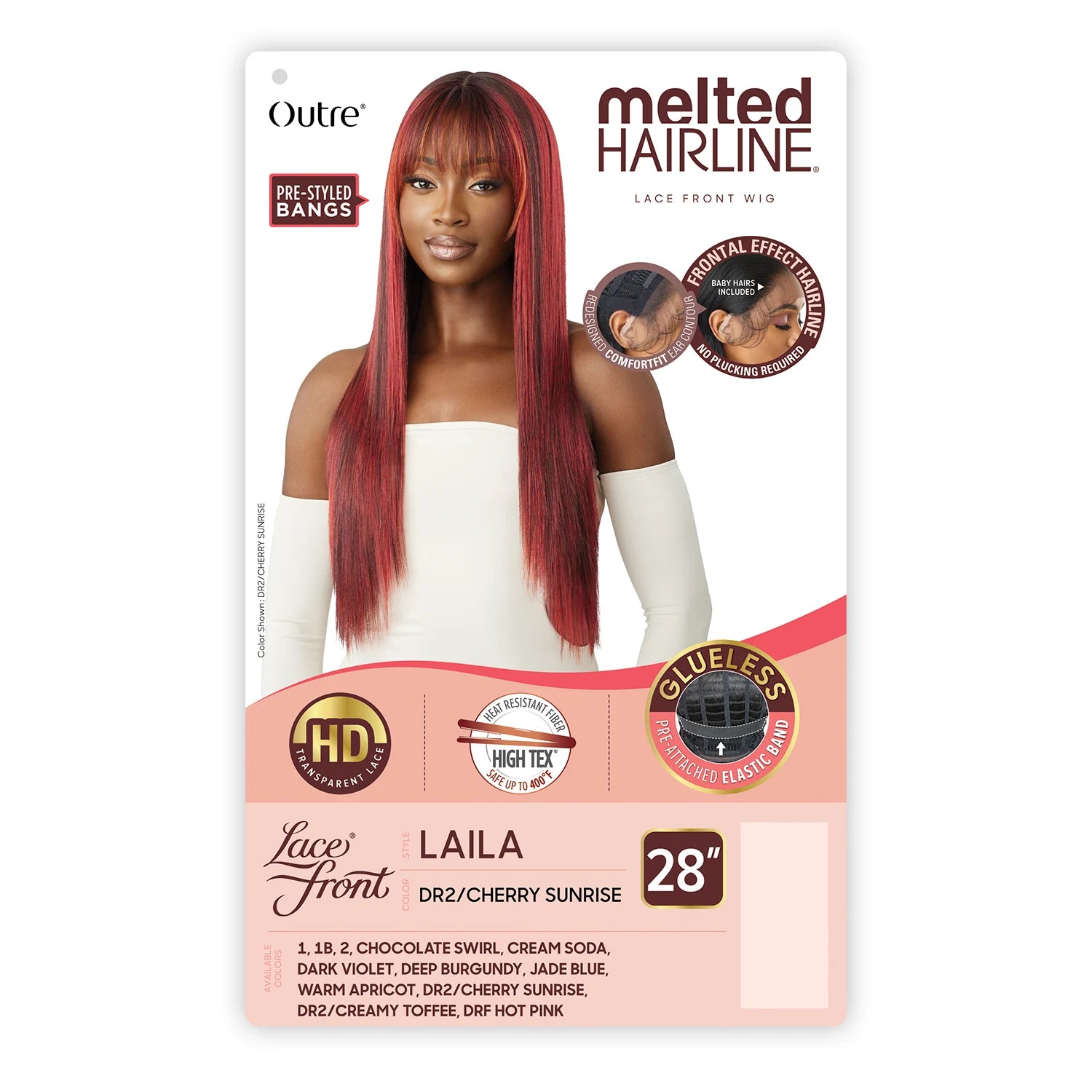 Outre HD Lace Front Synthetic Wig Melted Hairline Glueless Laila