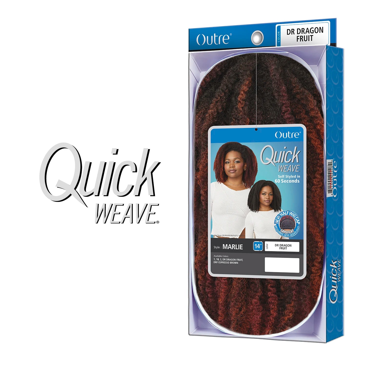Outre Half Wig Synthetic Quick Weave Marlie