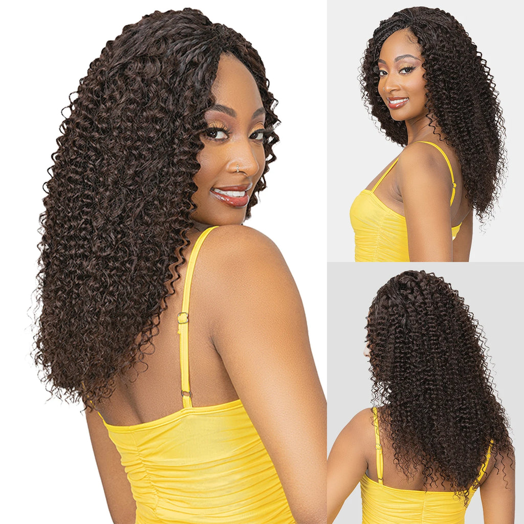 Janet Collection Human Hair Crochet Braids Encore La Vie Bohemian Deep Bulk (18-24")